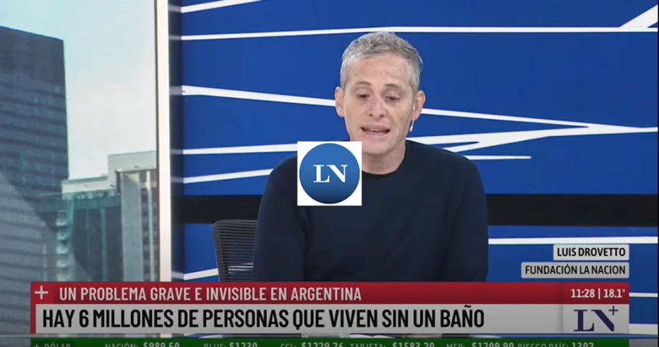Hay 6 millones de personas en Argentina que viven sin un baño